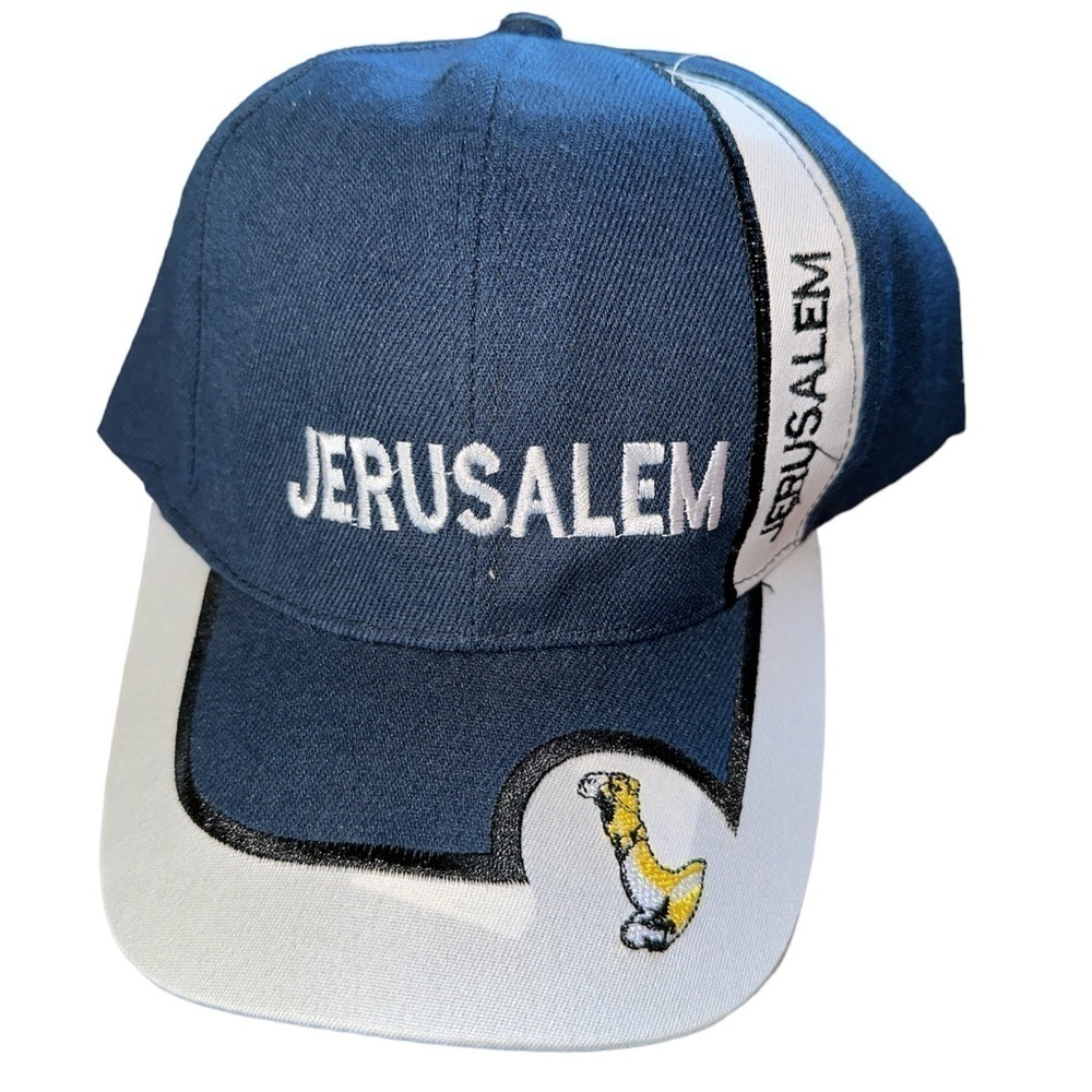 Israel Black & Gray Baseball Hat new